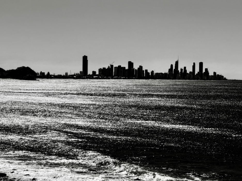 Waterfront cityscape